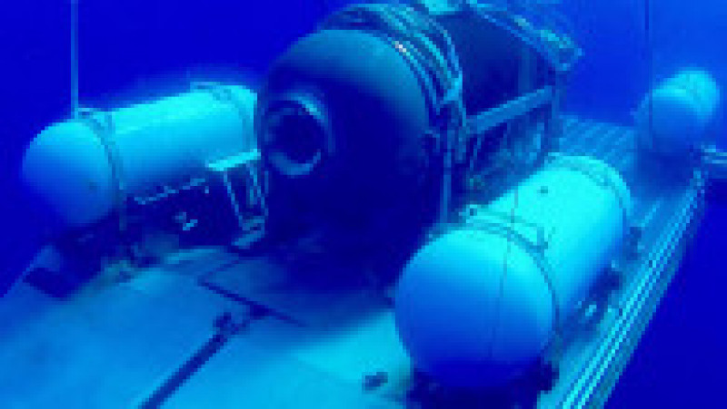 Un submersibil Titan, de tipul celui care s-a pierdut în Oceanul Atlantic în timpul expediției spre Titanic. Foto: Profimedia Images | Poza 11 din 13