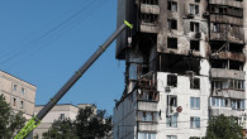 Explozie de gaze naturale într-un bloc de 15 etaje din Kiev. Foto: Profimedia | Poza 5 din 7