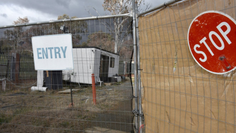 Un diplomat rus s-a mutat ilegal într-un container pe un teren din Canberra. FOTO: Profimedia Images