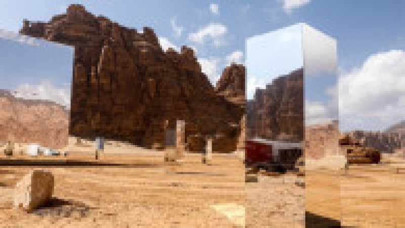 Maraya, clădirea care „dispare” în deșert. Este cea mai mare construcție din lume acoperită integral cu oglinzi. Foto: Profimedia | Poza 3 din 15