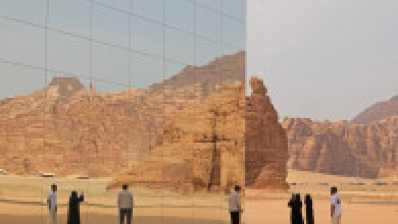 Maraya, clădirea care „dispare” în deșert. Este cea mai mare construcție din lume acoperită integral cu oglinzi. Foto: Profimedia | Poza 10 din 15