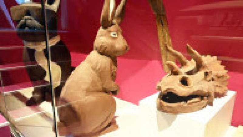 Figurine de ciocolată la Muzeul Ciocolatei din Bruxelles. Foto: Profimedia Images | Poza 2 din 10