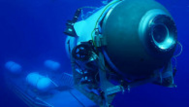 Submersibilul Titan a făcut implozie în timpul unei scufundări către epava Titanicului de pe fundul Oceanului Atlantic. Sursa foto: Profimedia Images | Poza 3 din 25