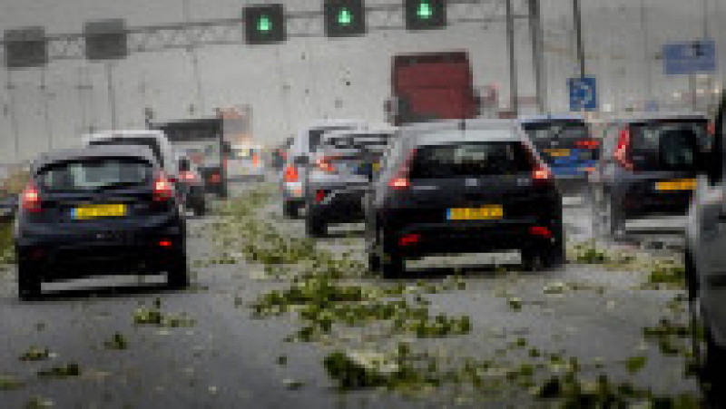 Furtuna Poly a lovit zona de coastă a Olandei. FOTO: Profimedia Images | Poza 6 din 6