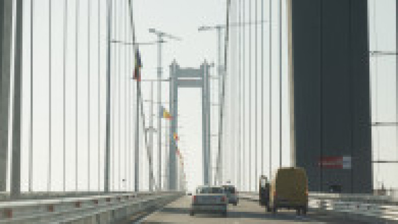 Inaugurarea podului suspendat peste Dunare construit in zona Braila, 6 iulie 2023. Inquam Photos / George Calin | Poza 29 din 36