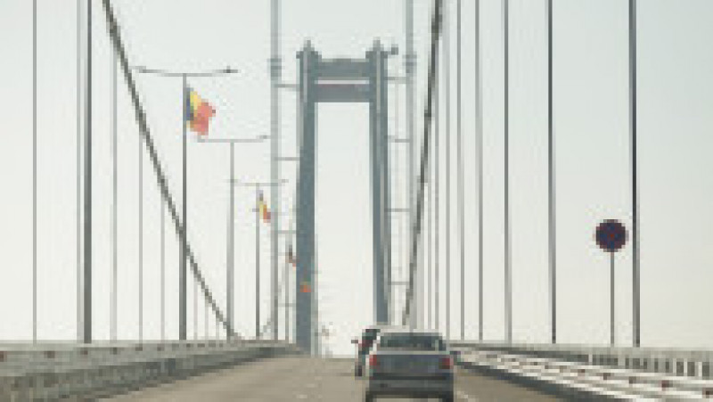Inaugurarea podului suspendat peste Dunare construit in zona Braila, 6 iulie 2023. Inquam Photos / George Calin | Poza 30 din 36