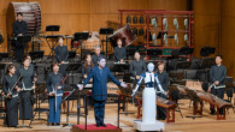 Un robot a dirijat orchestra națională din Coreea de Sud. FOTO: Profimedia Images | Poza 2 din 5