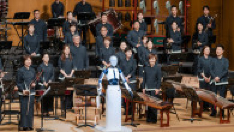 Un robot a dirijat orchestra națională din Coreea de Sud. FOTO: Profimedia Images | Poza 4 din 5