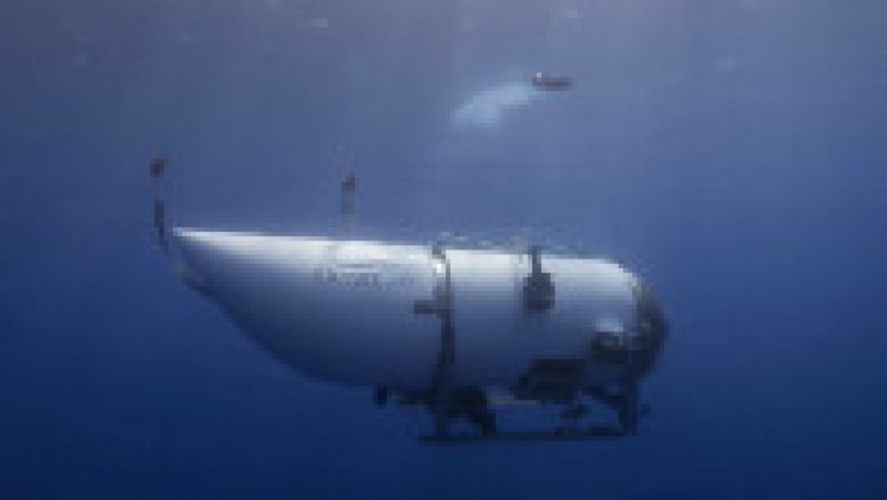 Submersibilul Titan a făcut implozie în timpul unei scufundări către epava Titanicului de pe fundul Oceanului Atlantic. Sursa foto: Profimedia Images | Poza 2 din 25