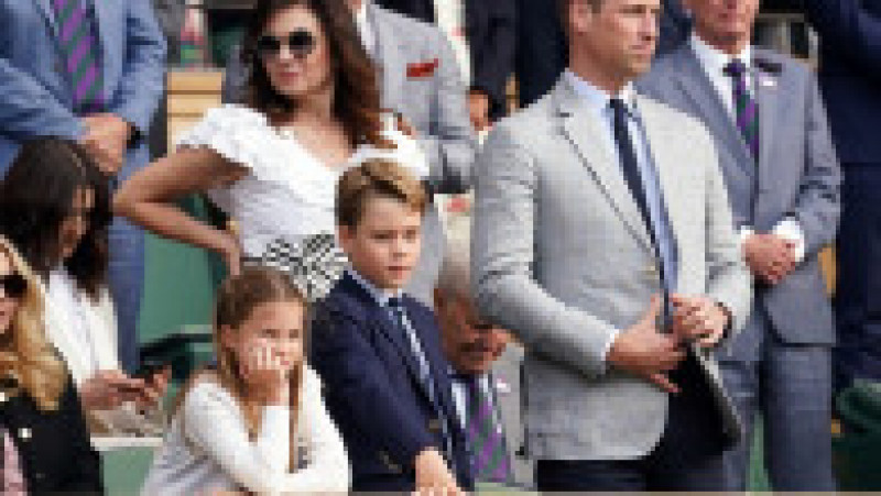 Prințul George și Prințesa Charlotte au furat toate privirile spectatorilor la finala masculină de la Wimbledon, FOTO: Profimedia Images | Poza 8 din 26