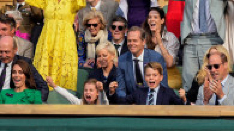 Prințul George și Prințesa Charlotte au furat toate privirile spectatorilor la finala masculină de la Wimbledon, FOTO: Profimedia Images | Poza 11 din 26