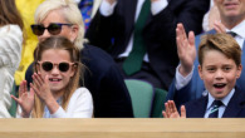 Prințul George și Prințesa Charlotte au furat toate privirile spectatorilor la finala masculină de la Wimbledon, FOTO: Profimedia Images | Poza 3 din 26