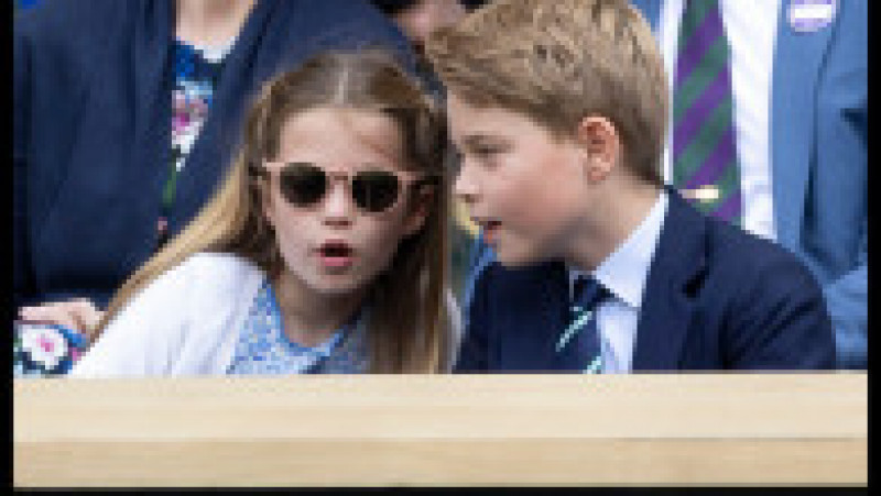 Prințul George și Prințesa Charlotte au furat toate privirile spectatorilor la finala masculină de la Wimbledon, FOTO: Profimedia Images | Poza 15 din 26