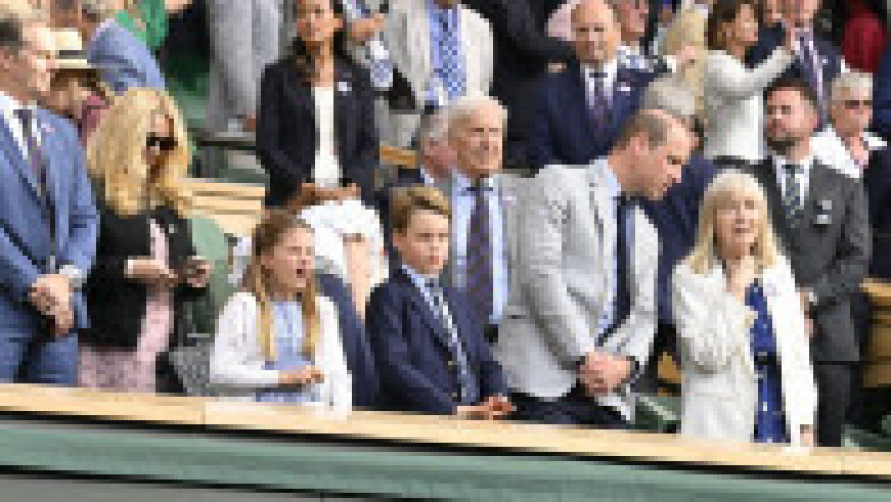 Prințul George și Prințesa Charlotte au furat toate privirile spectatorilor la finala masculină de la Wimbledon, FOTO: Profimedia Images | Poza 23 din 26