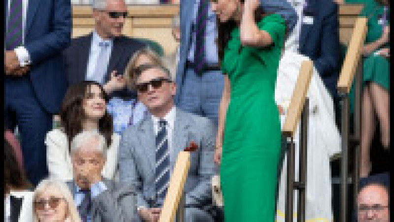 Rachel Weisz și Daniel Craig salutați de Catherine, Prințesa de Wales, la finala masculină de la Wimbledon 2023 FOTO: Profimedia Images | Poza 30 din 40