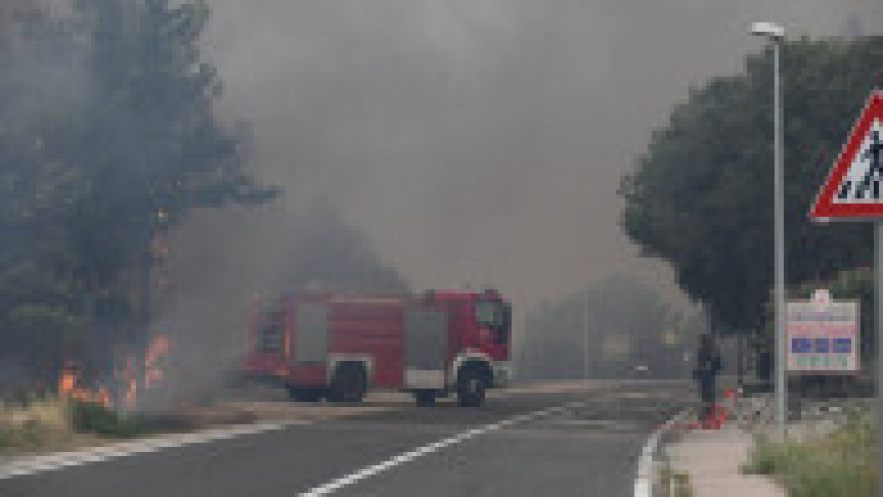 Incendiile de vegetație au afectat unele zone din Croația, în apropiere de coasta Adriaticii. FOTO: Profimedia Images | Poza 1 din 11