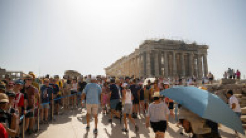 Monumentul Acropole a fost închis din cauza caniculei. FOTO: Profimedia Images | Poza 18 din 19