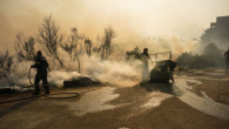 Incendii de pădure lîngă Atena. FOTO: Profimedia Images | Poza 19 din 20