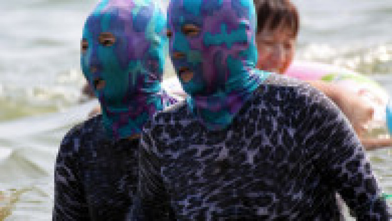 Facekinis-urile au fost inventate de Zhang Shifan în 2004. Foto: Profimedia Images | Poza 3 din 12