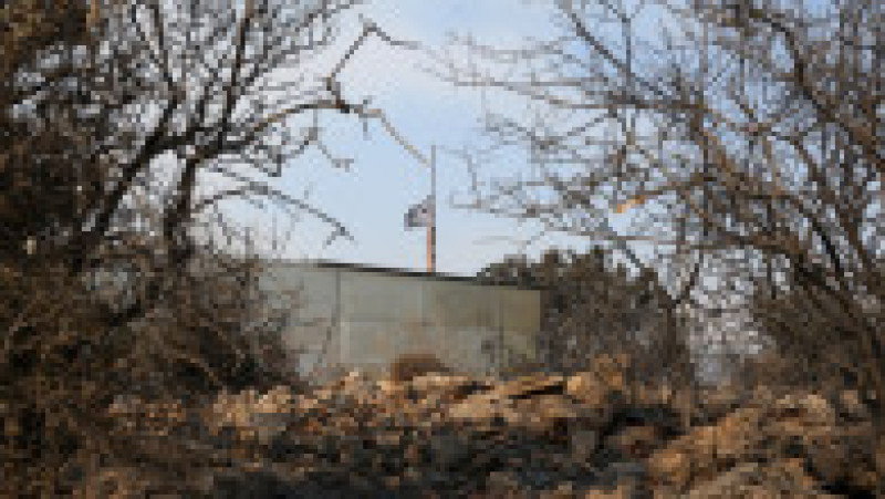 Incendiile de pădure care au cuprins satul Mandra au lăsat în urmă un peisaj apocaliptic. FOTO: Profimedia Images | Poza 6 din 12