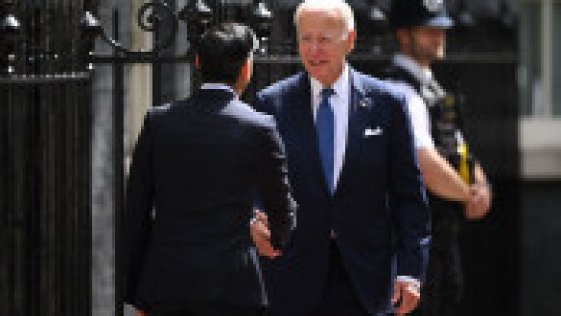 Președintele american Joe Biden, alături de premierul britanic Rishi Sunak. Foto: Profimedia | Poza 5 din 6