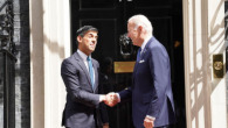 Președintele american Joe Biden, alături de premierul britanic Rishi Sunak. Foto: Profimedia | Poza 6 din 6