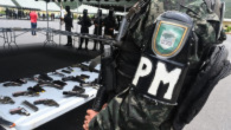 Autorităţile din Honduras au distrus un adevărat arsenal confiscat în închisorile din țară. Foto: Profimedia | Poza 4 din 16