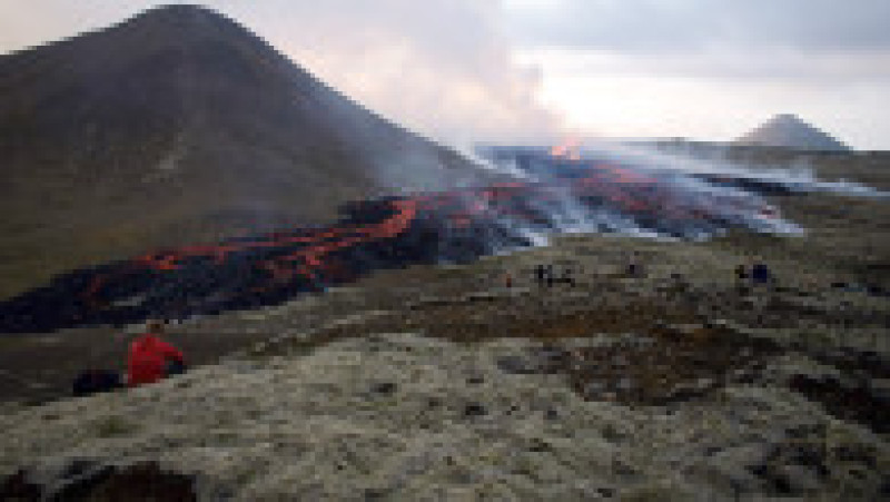 Este a treia oară în doi ani când lava iese din pământ în această zonă. Foto: Profimedia Images | Poza 9 din 26