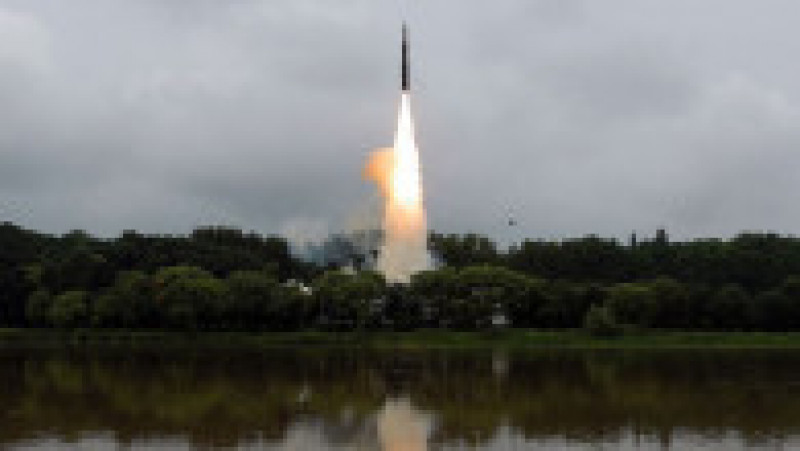 Coreea de Nord a anunţat joi că a testat cu succes noua sa rachetă balistică intercontinentală (ICBM) cu combustibil solid. FOTO: Profimedia Images | Poza 1 din 8