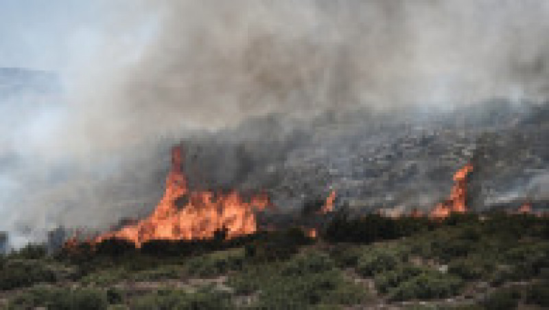 Incendii de vegetație în apropiere de orașul Volos, Foto: Profimedia Images | Poza 17 din 21