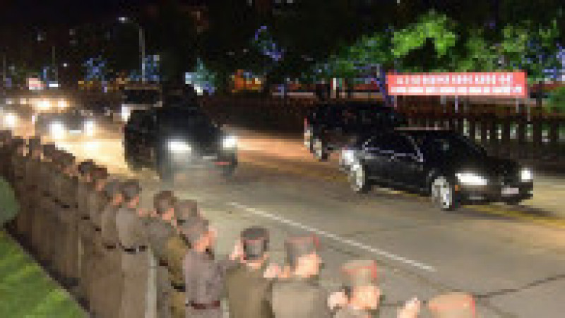 Nord-coreenii i-au pregătit o primire fastuoasă ministrului rus al apărării, Serghei Șoigu. Foto: Profimedia | Poza 2 din 8