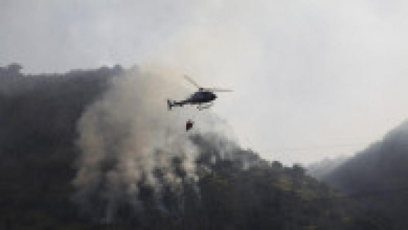 Elicoptere cu apă au fost trimise pentru stingerea incendiilor din apropiere de Palermo. Foto: Profimedia Images | Poza 6 din 9