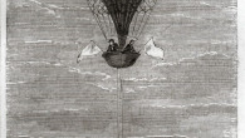  Robert Cocking a fost un pictor fascinat de zbor și a proiectat o parașută în 1837 pe care apoi a prezentat-o publicului din Londra în parcul Vauxhall Gardens. Sursa foto: Profimedia Images | Poza 12 din 25