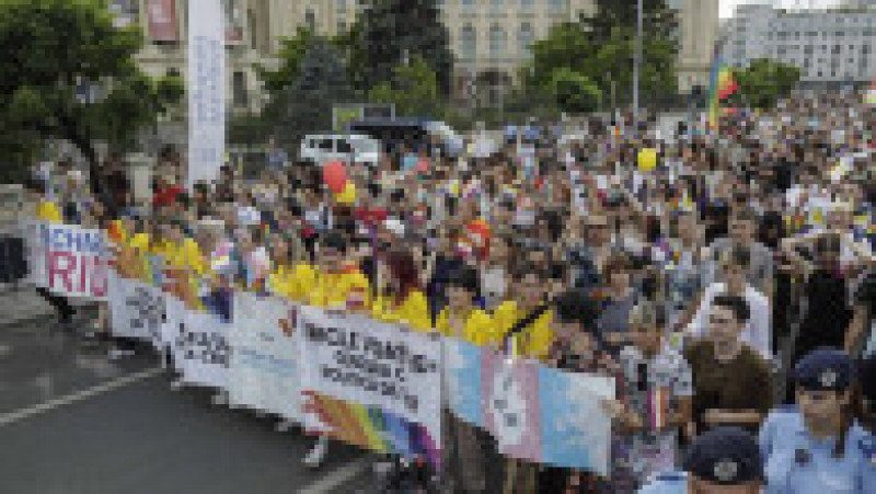 Asociaţia ACCEPT a organizat, sâmbătă, Bucharest Pride 2023, eveniment al comunităţii LGBTQIA+. Foto: Inquam Photos / Octav Ganea | Poza 2 din 8