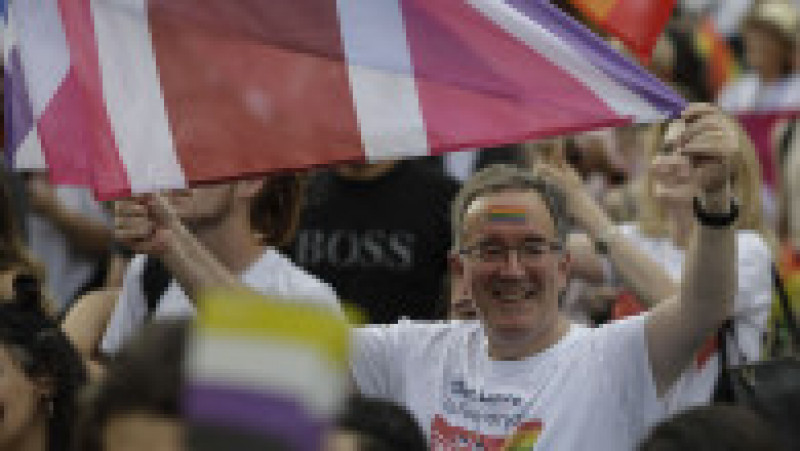 Asociaţia ACCEPT a organizat, sâmbătă, Bucharest Pride 2023, eveniment al comunităţii LGBTQIA+. Foto: Inquam Photos / Octav Ganea | Poza 3 din 8