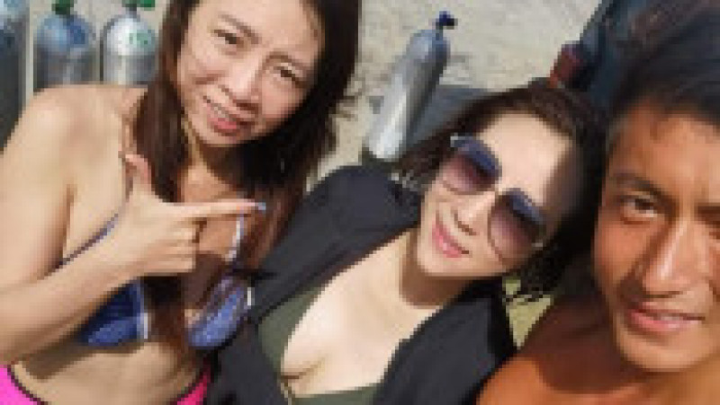 Scafandrii care au întâlnit în adânc peștele vâslă FOTO: Profimedia Images | Poza 14 din 15