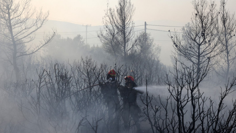 Incendii în Grecia. Foto Profimedia