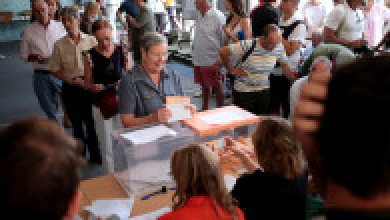 Alegătorii spanioli au fost chemați la urne duminică, 23 iulie, pentru a alege un nou guvern. FOTO: Profimedia Images | Poza 7 din 12