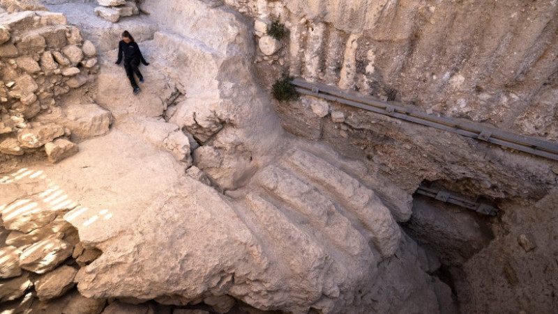 O reţea veche de aproape trei milenii de canale săpate în piatră au fost descoperite în Ierusalim. Foto: Profimedia