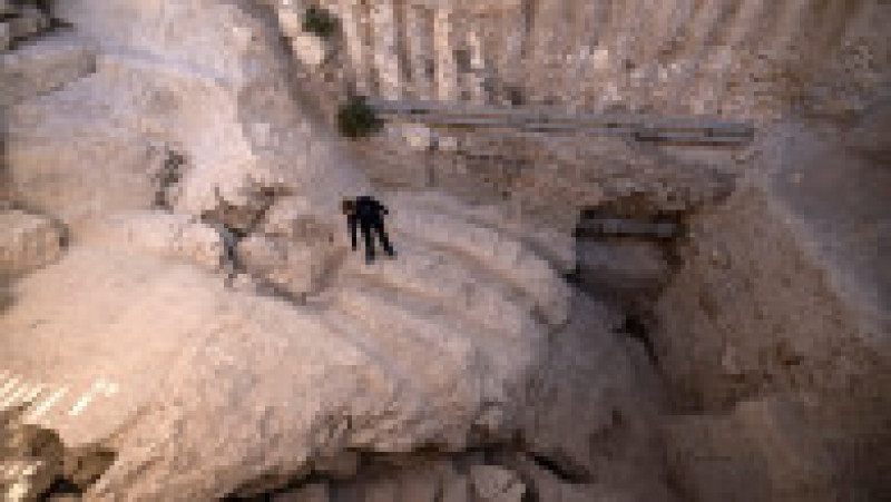 O reţea veche de aproape trei milenii de canale săpate în piatră au fost descoperite în Ierusalim. Foto: Profimedia | Poza 3 din 4