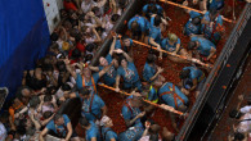 Cea mai "murdară" petrecere de pe planetă are loc anual în Spania, la Buñol. FOTO: Profimedia Images | Poza 11 din 15