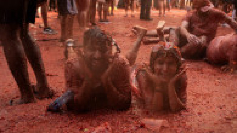 Cea mai "murdară" petrecere de pe planetă are loc anual în Spania, la Buñol. FOTO: Profimedia Images | Poza 1 din 15