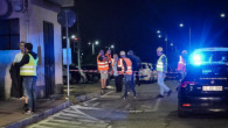 Cinci muncitori feroviari care efectuau lucrări de mentenanţă pe timp de noapte la periferia oraşului Torino, în nord-vestul Italiei, au fost loviţi mortal de un tren. FOTO: Profimedia Images | Poza 4 din 4