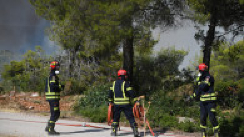 Pompierii români, care au fost trimiși să-i ajute pe cei greci în lupta cu incendiile devastatoare, au fost lăudați de localnicii din Grecia, dar și de autorități. FOTO: Profimedia Images | Poza 2 din 7