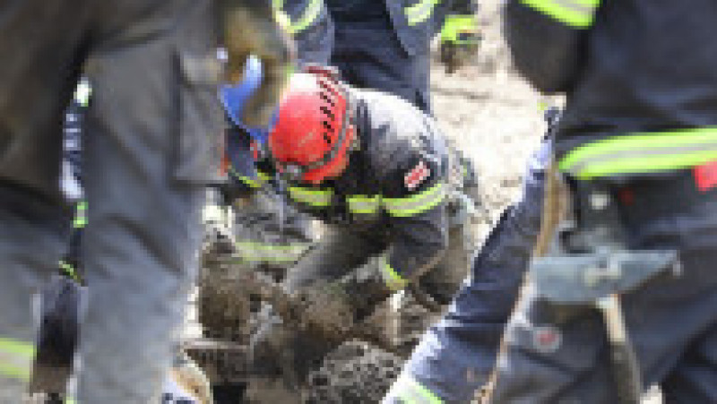 Strat de 30 cm de grindină în Germania, o alunecare de teren a îngropat o stațiune în Georgia. FOTO> Profimedia Images | Poza 7 din 13