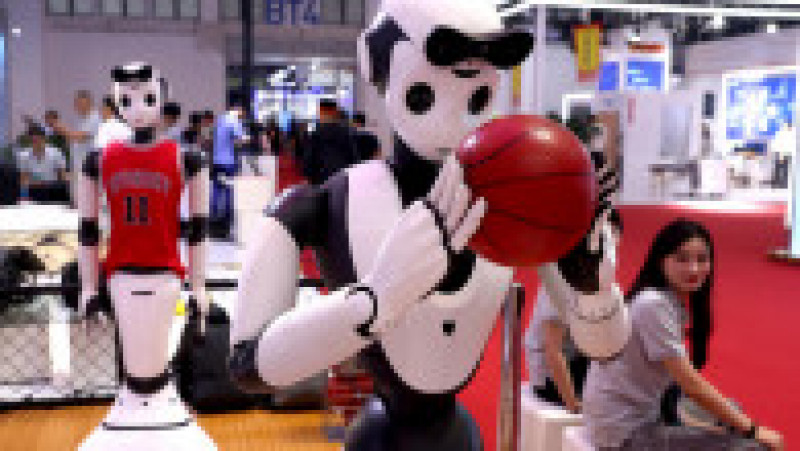 Roboți umanoizi la Conferința Mondială de Robotică de la Beijing 2023. Foto: Profimedia Images | Poza 13 din 17