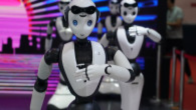 Roboți umanoizi pun în scenă un spectacol la Conferința Mondială de Robotică de la Beijing 2023. Foto: Profimedia Images | Poza 4 din 17