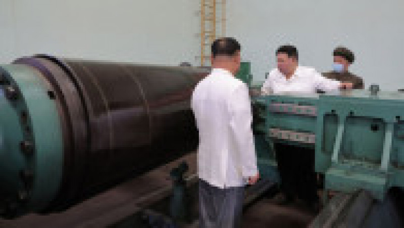 Kim Jong Un a vizitat fabrici-cheie vineri și sâmbătă. FOTO: Profimedia Images | Poza 4 din 7