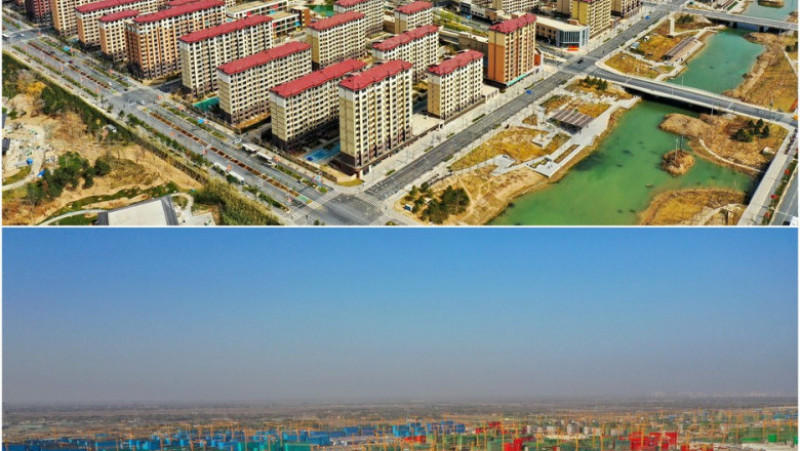 Noua Zonă Xiong'an, orașul de vis al lui Xi Jinping. Foto: Profimedia Images