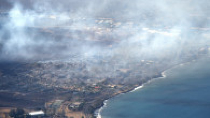 Incendiile din stațiunea Lahaina, insulele Hawaii, 9 august 2023. Sursa foto: Profimedia Images | Poza 14 din 23